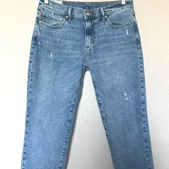 Abercrombie & Fitch Men’s 33x34 Athletic Skinny Stretch Jeans Medium Wash EUC - Picture 3 of 9